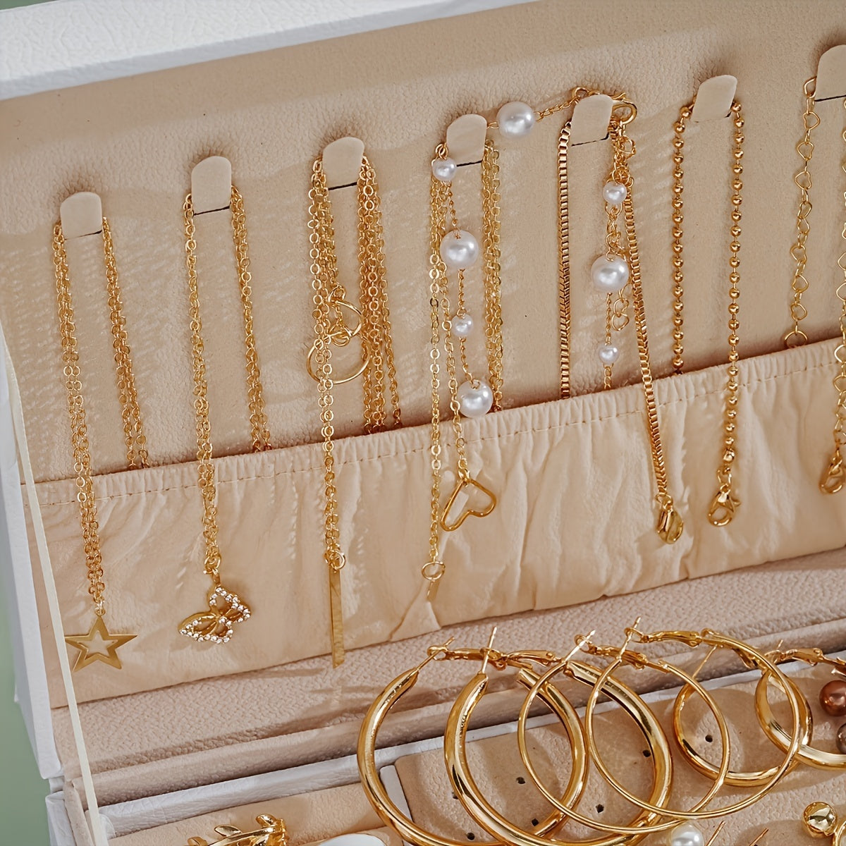 86-Piece Women’s Jewelry Set – Necklaces, Earrings, Rings & Bracelets Collection
