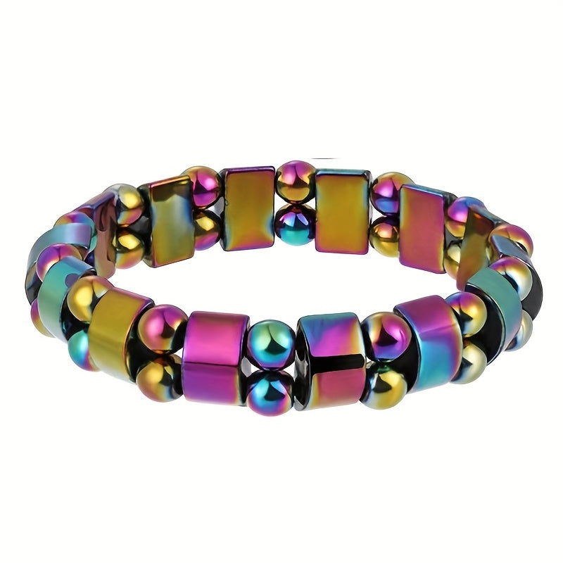 Hematite Magnetic Stone Bracelet – Trendy Jewelry for Women & Men