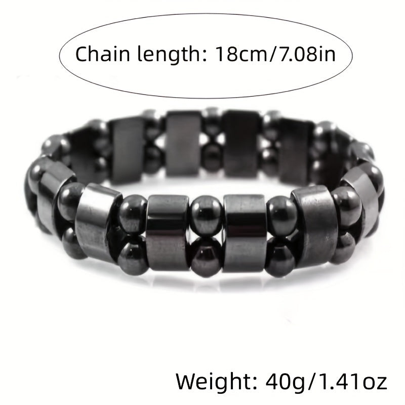 Hematite Magnetic Stone Bracelet – Trendy Jewelry for Women & Men