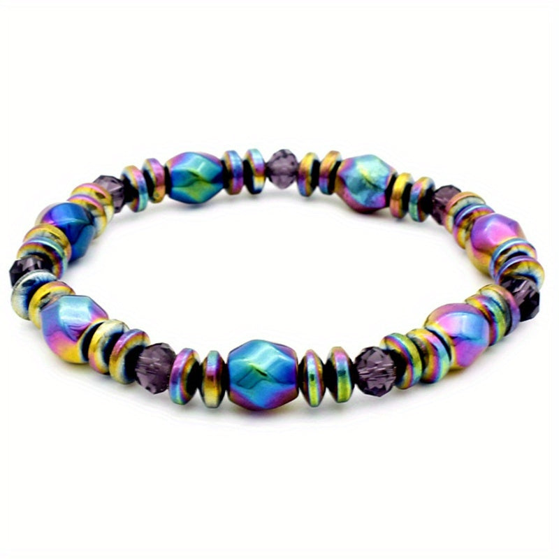 Hematite Magnetic Stone Bracelet – Trendy Jewelry for Women & Men