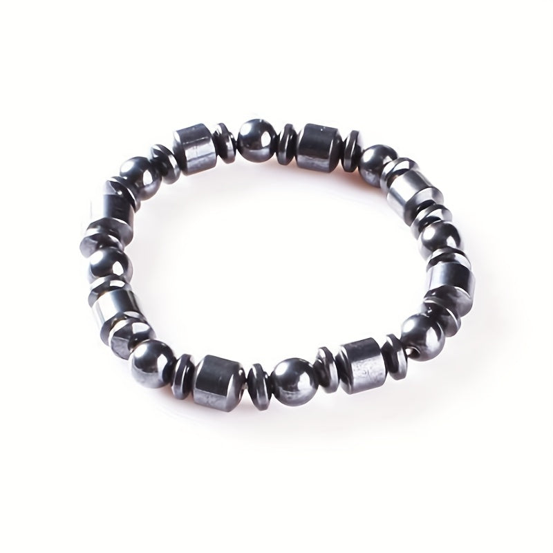 Hematite Magnetic Stone Bracelet – Trendy Jewelry for Women & Men