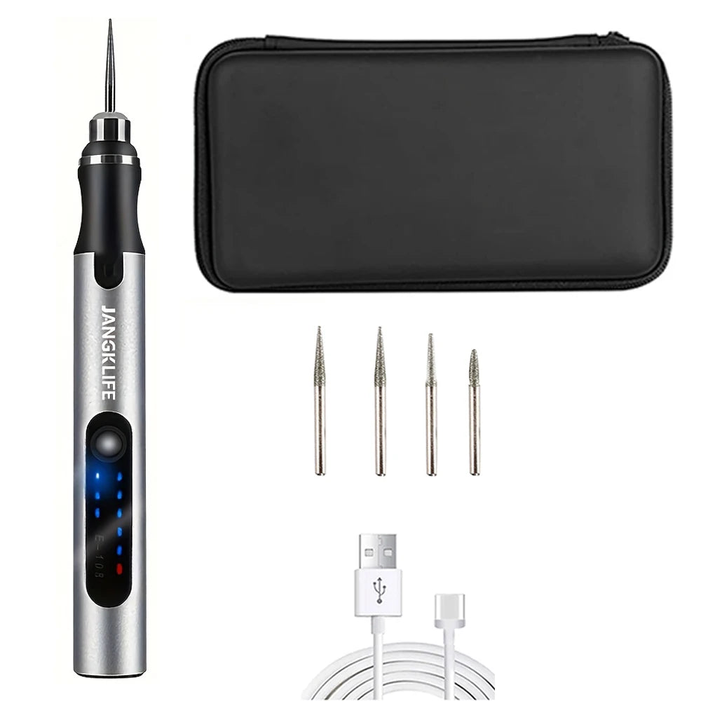 Cordless Rotary Tool Kit – Mini DIY Drill for Jewelry & Wood