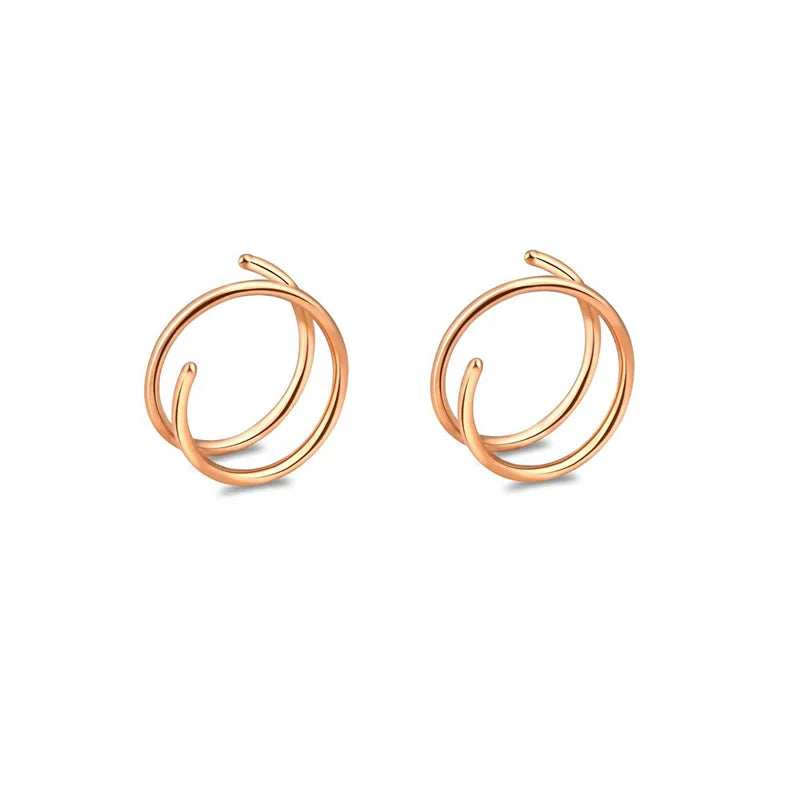 Stainless Steel Nose Rings for Women – 2/3/5 Pcs Piercing Jewelry