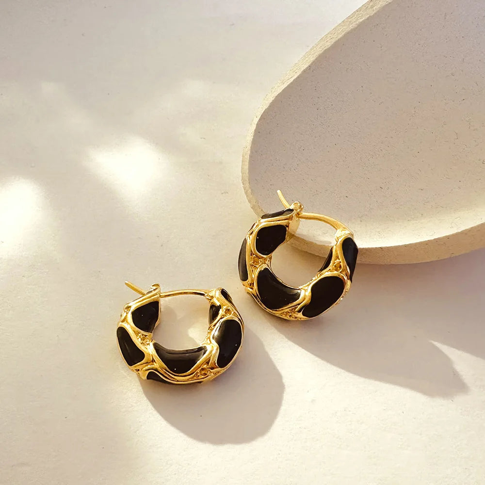 Leopard Print U-Shaped Earrings for Women – Fashion Jewelry
