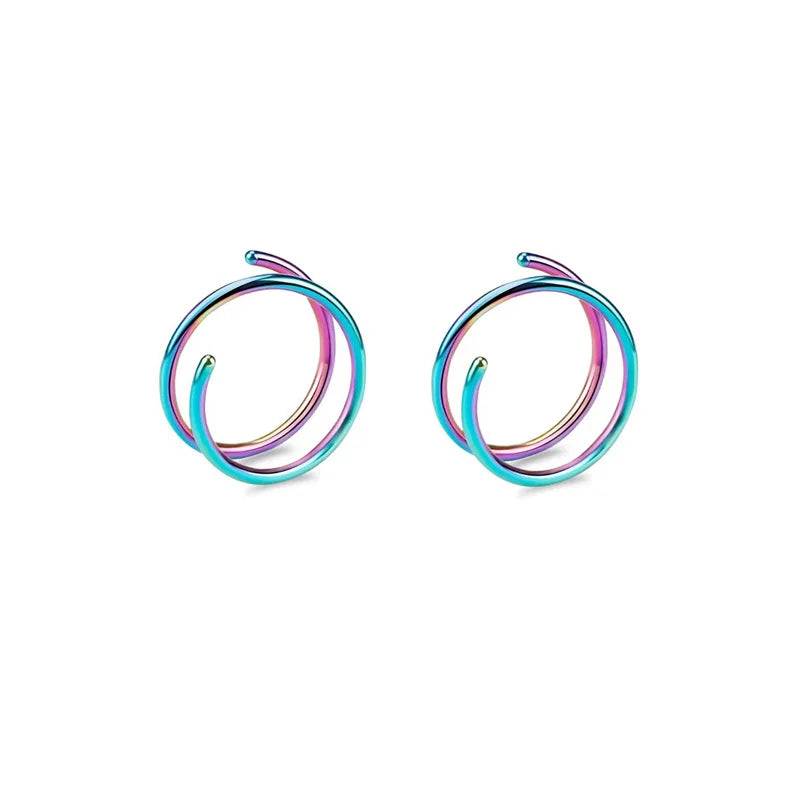 Stainless Steel Nose Rings for Women – 2/3/5 Pcs Piercing Jewelry