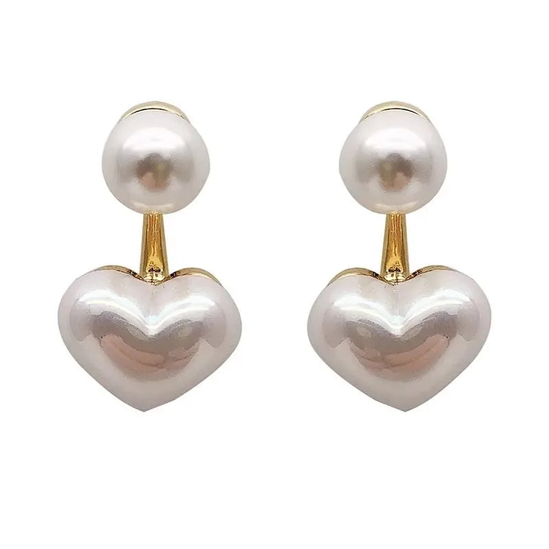 Elegant Pearl Heart Pendant Necklace for Women – Fashion Jewelry