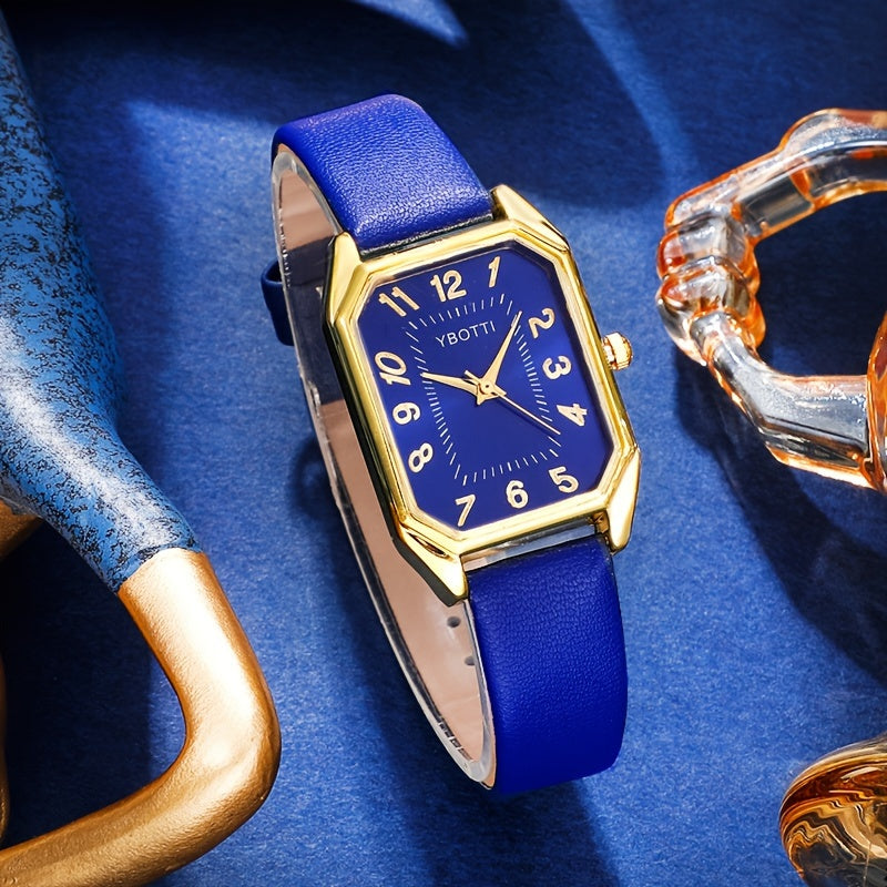 Retro Women’s Watch & Jewelry Set – Elegant 5/6-Piece Gift Set