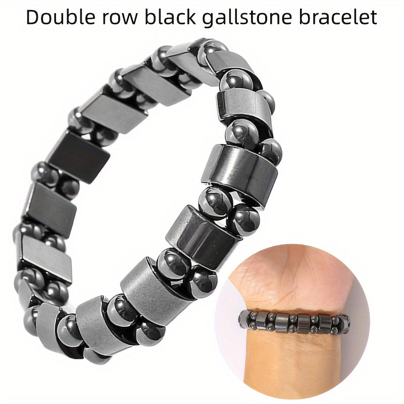 Hematite Magnetic Stone Bracelet – Trendy Jewelry for Women & Men