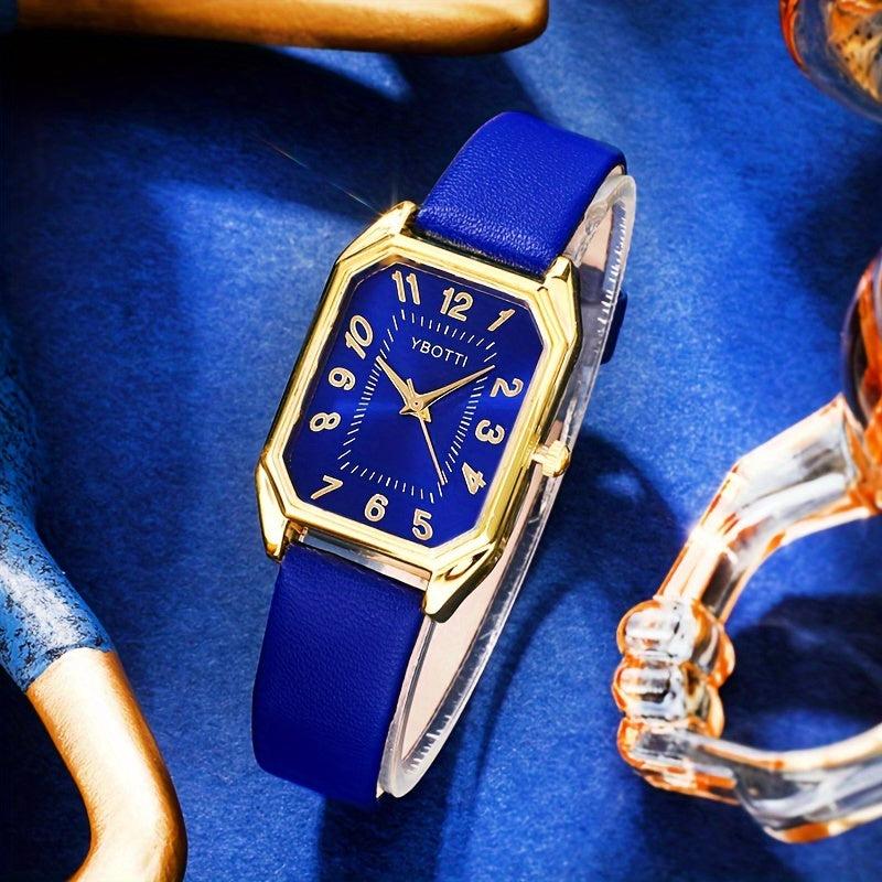 Retro Women’s Watch & Jewelry Set – Elegant 5/6-Piece Gift Set
